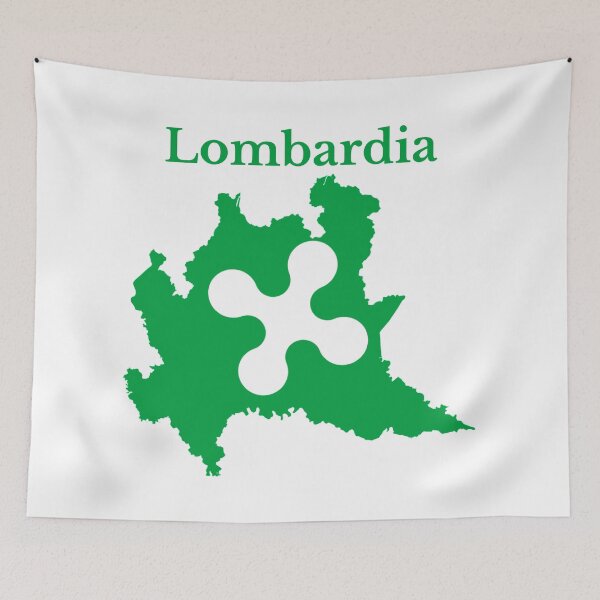 Item preview, Lombardy Map Flag, Italy, Italian Region. designed and sold by marosharaf.