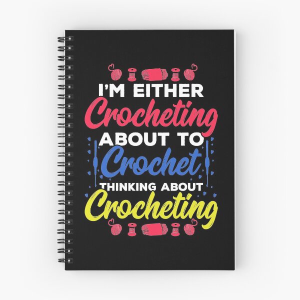 Aperçu de l'œuvre Je suis en train de crocheter sur le point de crocheter en y pensant créée et vendue par NeXore.