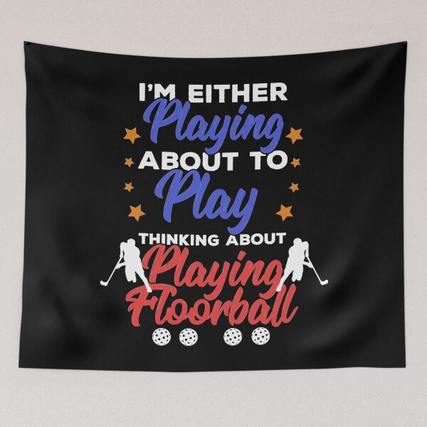 Item preview, I am Playing or about to Play Floorball designed and sold by NeXore.