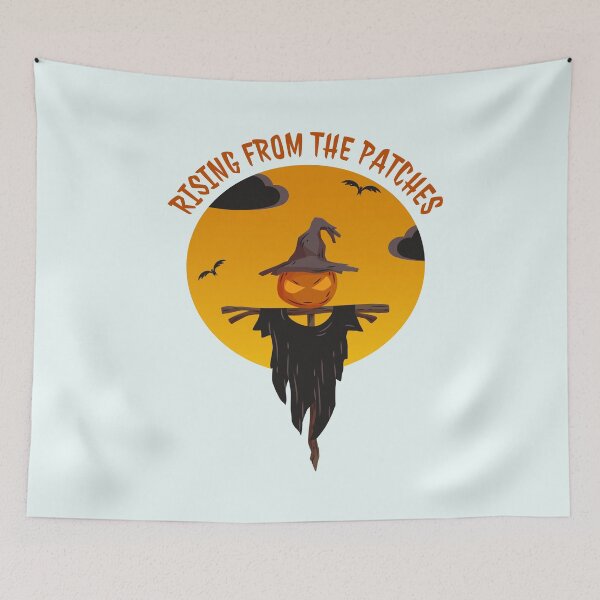 Item preview, Rising from the patches - Pumpkin day design designed and sold by wingdingr.