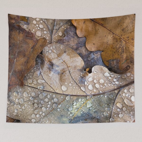 Item preview, brown leaf drops designed and sold by Esther Frieda.