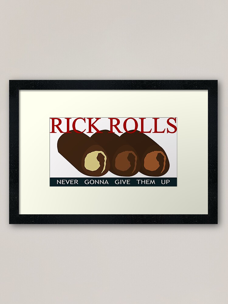 Rick Astley meme Poster for Sale by blurry-mind