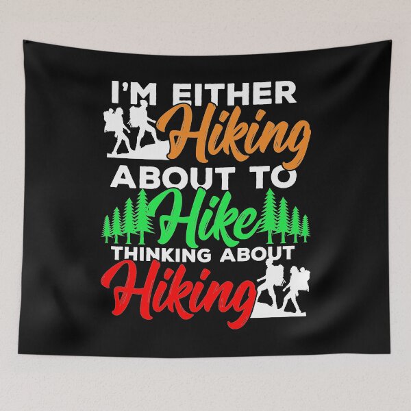 Item preview, I am Hiking about to Hike thinking about it designed and sold by NeXore.