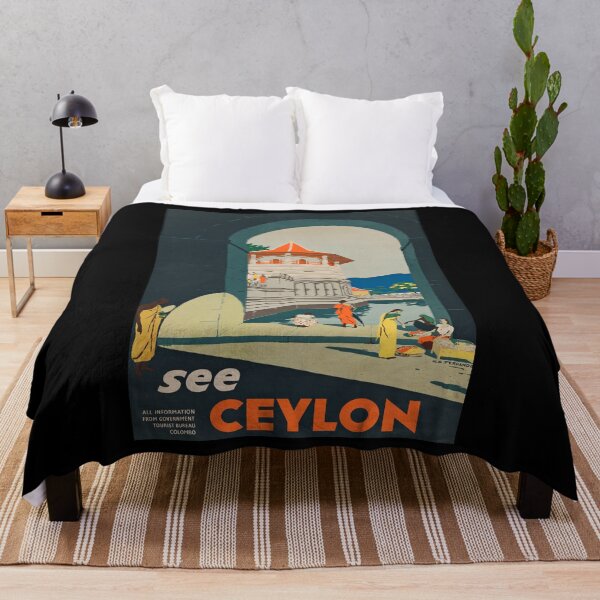Artikelvorschau, see Ceylon retro poster entworfen und verkauft von CorasPosters.