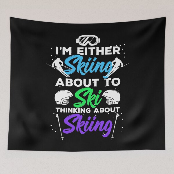Item preview, I am Skiiing about to Ski thinking about it designed and sold by NeXore.