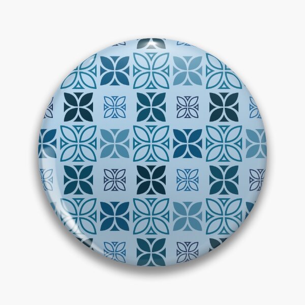 Item preview, Pasifika Nonu 4 Pattern - Blues designed and sold by lolomastudio.