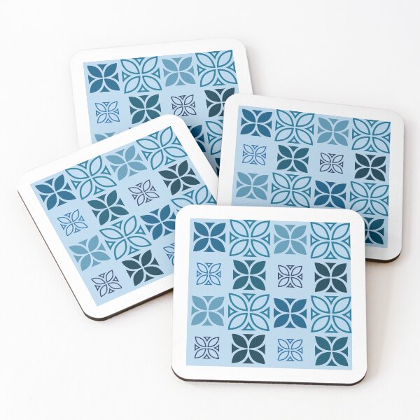 Item preview, Pasifika Nonu 4 Pattern - Blues designed and sold by lolomastudio.