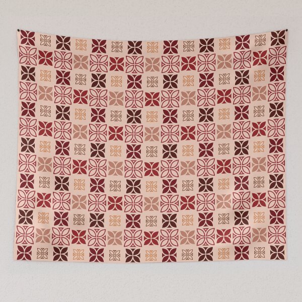 Item preview, Pasifika Nonu 4 Pattern - Red designed and sold by lolomastudio.