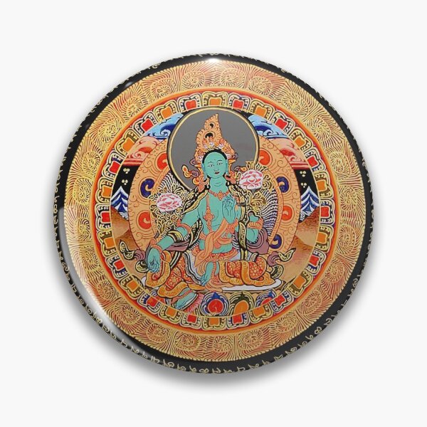 Item preview, Green Tara Mandala | Arya Tara  designed and sold by wildtribe.