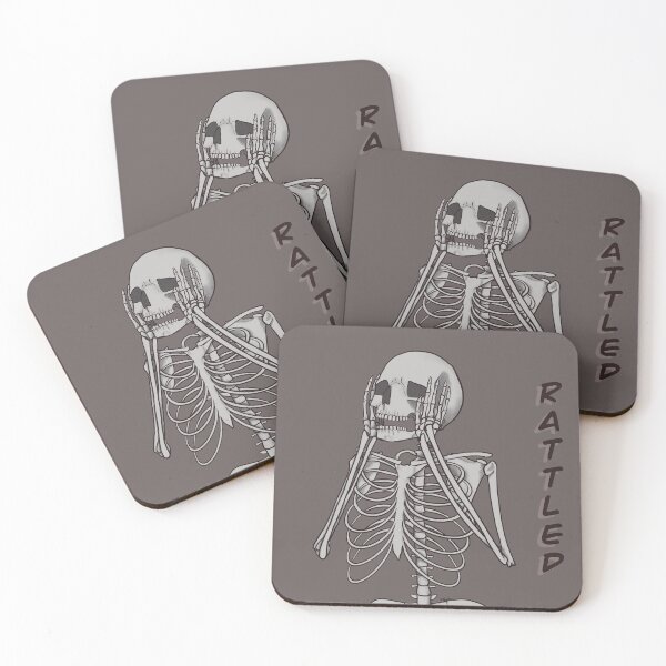 Item preview, Skeleton with background, Rattled designed and sold by Salem Scribbles.