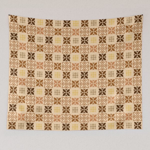 Item preview, Pasifika Nonu 4 Pattern - Yellow designed and sold by lolomastudio.