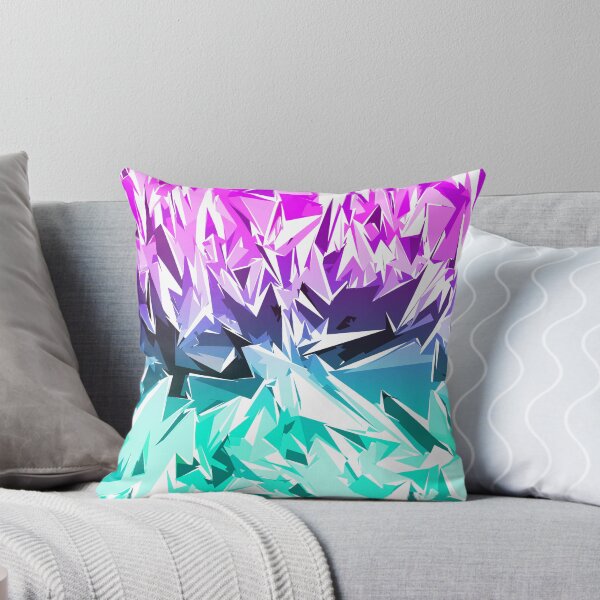 Item preview, Modern Trendy Purple and Teal Fractal Geo designed and sold by Blkstrawberry.