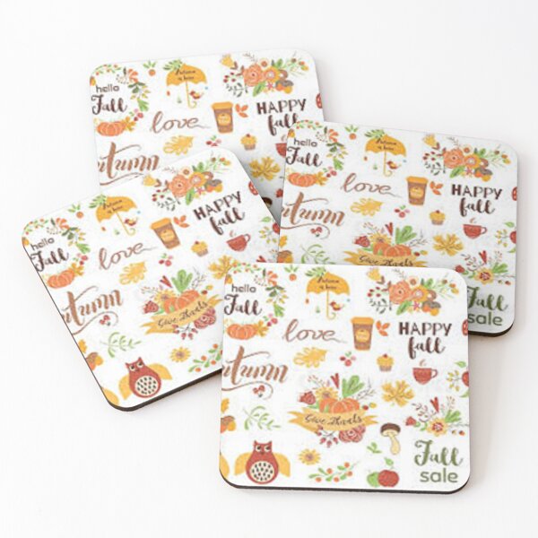 Item preview, Happy Fall Pattern  apparel, accessories, home decor, gifts,   https://lduke47.redbubble.com designed and sold by lduke47.