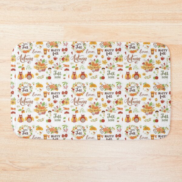 Item preview, Happy Fall Pattern  apparel, accessories, home decor, gifts,   https://lduke47.redbubble.com designed and sold by lduke47.