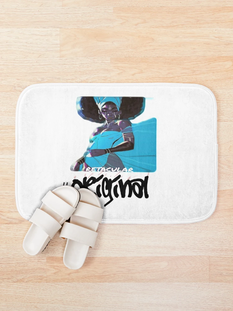 Thumbnail 1 of 6, Bath Mat, Original Woman Line designed and sold by RextacularRocks.