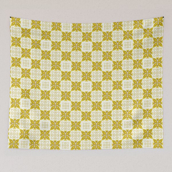 Item preview, Pasifika Nonu 1 Pattern - Yellow designed and sold by lolomastudio.