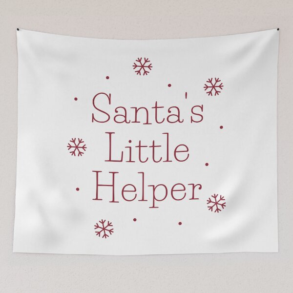 Item preview, Santa's Little Helper. Cute Christmas Design For Kids with Snowflakes designed and sold by That Cheeky Tee.
