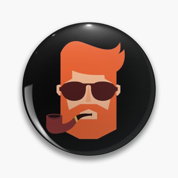 Artikelvorschau, Hipster Mann mit Rohr Bart und Brille entworfen und verkauft von Tarun Singh.