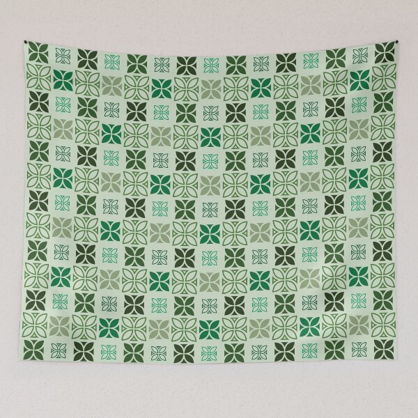 Item preview, Pasifika Nonu 4 Pattern - Green designed and sold by lolomastudio.