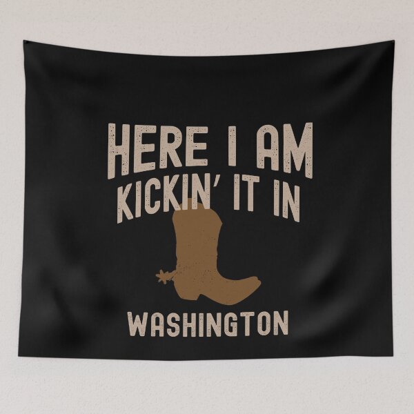 Item preview, Kicking It In Washington - Cowboy Western Rodeo Boots designed and sold by LushCatDesign.