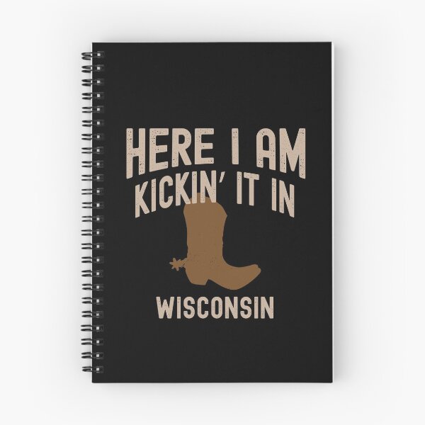 Item preview, Kicking It In Wisconsin - Cowboy Western Rodeo Boots designed and sold by LushCatDesign.