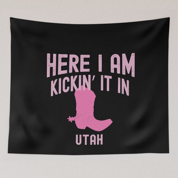 Item preview, Kicking It In Utah - Cowgirl Western Rodeo Boots designed and sold by LushCatDesign.