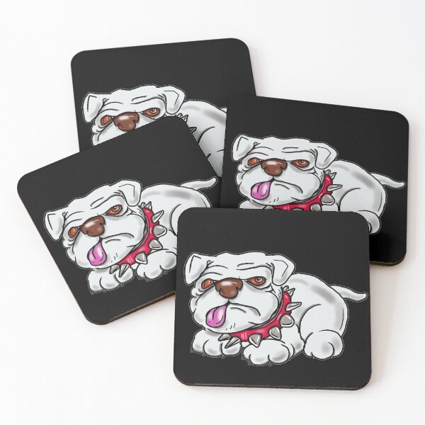 Item preview, White Bulldog Cartoon  designed and sold by SilentlyRob668.
