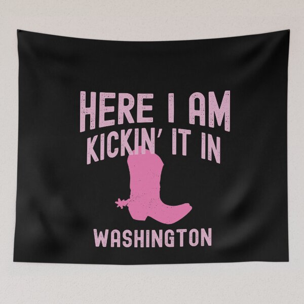 Item preview, Kicking It In Washington - Cowgirl Western Rodeo Boots designed and sold by LushCatDesign.