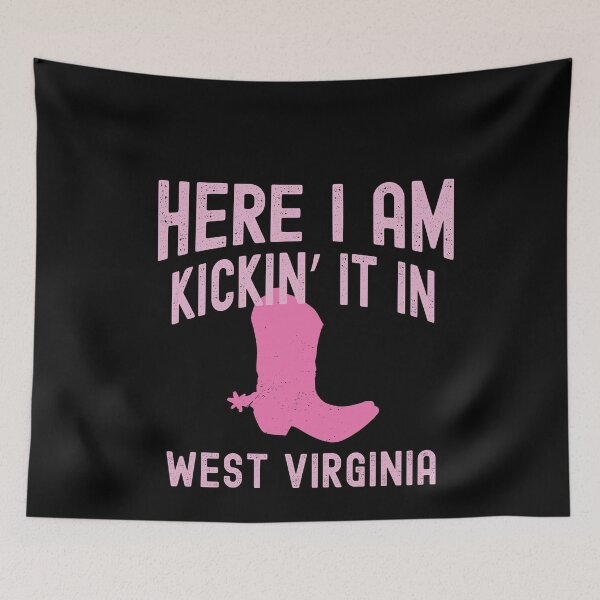 Item preview, Kicking It In West Virginia - Cowgirl Western Rodeo Boots designed and sold by LushCatDesign.