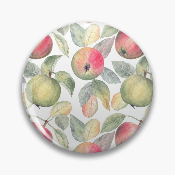 Item preview, Autumn apples (on white) designed and sold by Flowersforbear.