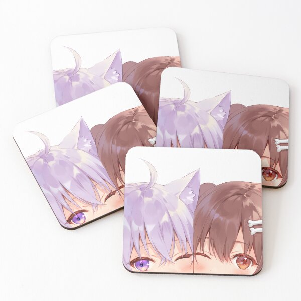 Item preview, OkaKoro Peeker (Okayu Korone) - Hololive designed and sold by OshiOki.