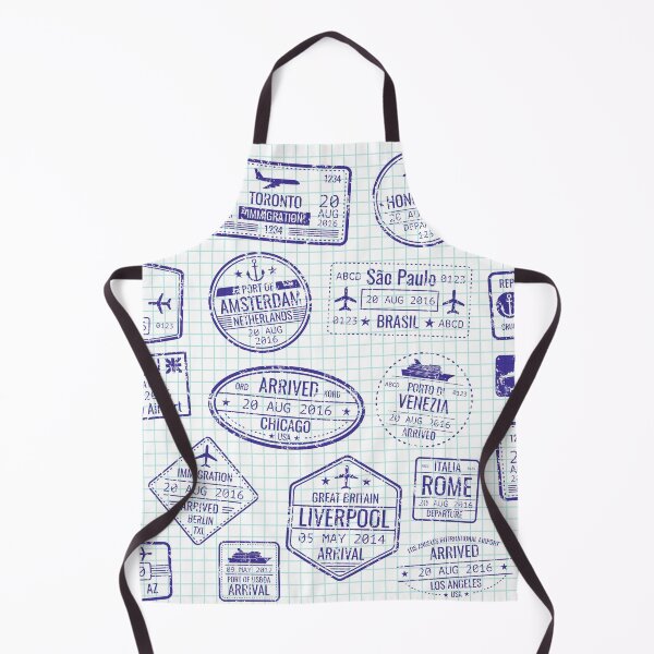 Item preview, Passport Visa Stamps designed and sold by Vector Scout Lab.