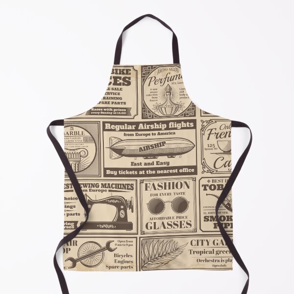 Item preview, Vintage Newspaper Advertising Labels designed and sold by Vector Scout Lab.