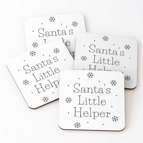Item preview, Santa's Little Helper. Cute Christmas Design For Kids with Snowflakes designed and sold by That Cheeky Tee.