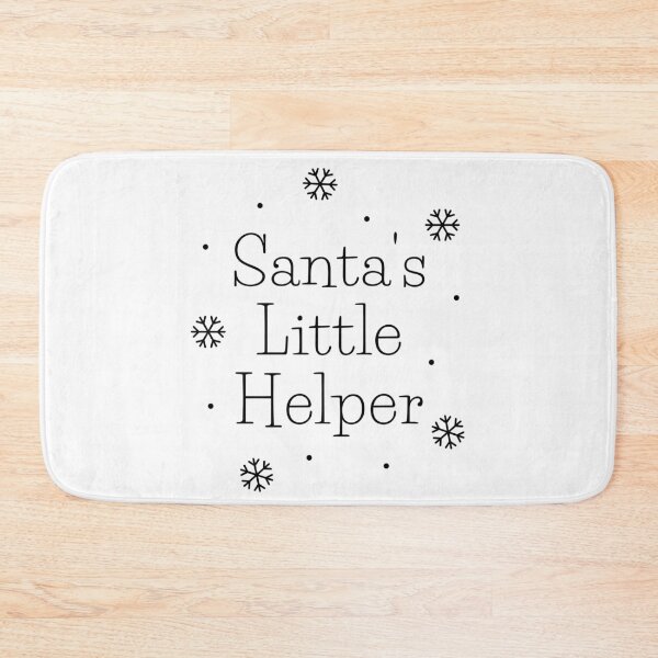 Item preview, Santa's Little Helper. Cute Christmas Design For Kids with Snowflakes designed and sold by That Cheeky Tee.