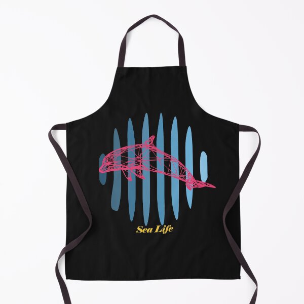 Item preview, Geometric Pink Dolphin and Sea Life designed and sold by Chubuter.