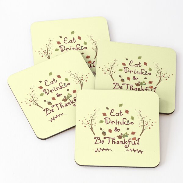 Item preview, Eat Drink and be thankful designed and sold by Crystarowz.