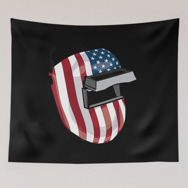 Item preview, Welder Helmet USA Flag designed and sold by Scarlettole137.