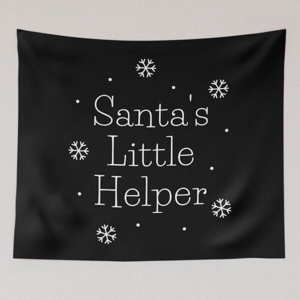 Item preview, Santa's Little Helper. Cute Christmas Design For Kids with Snowflakes designed and sold by That Cheeky Tee.