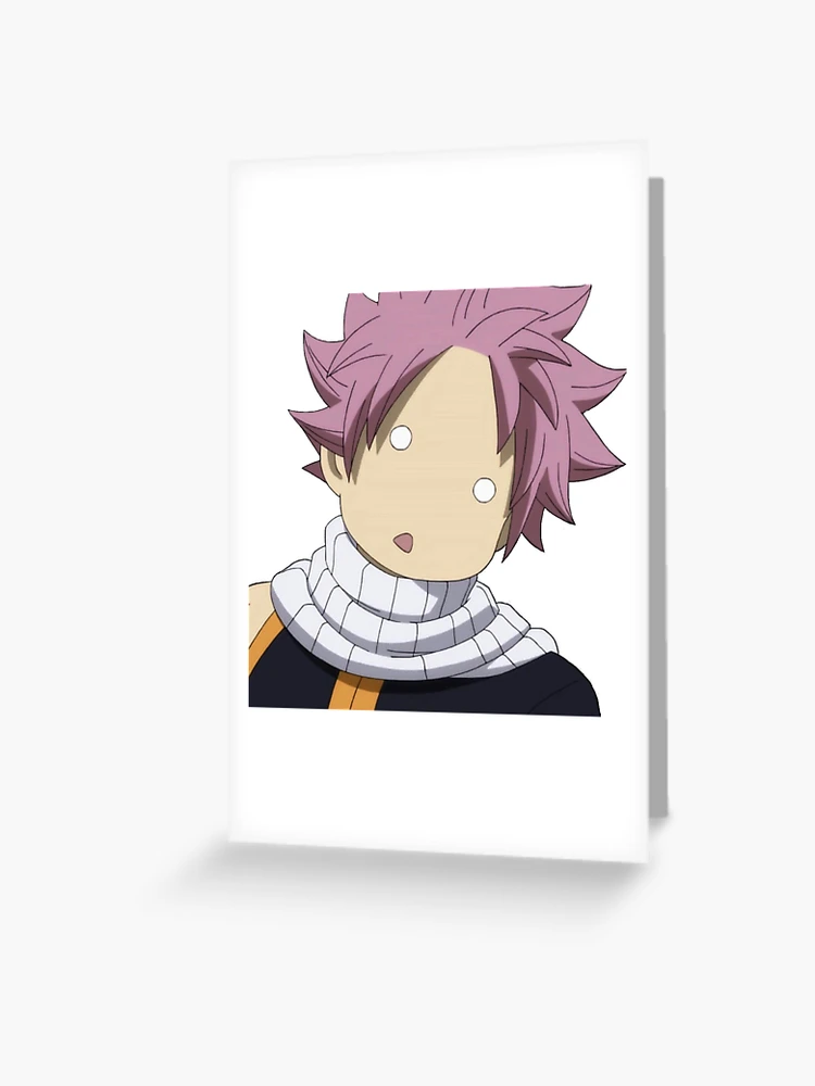 Fairy Tail Art Natsu Dragneel Anime Greeting Card by Anime Art