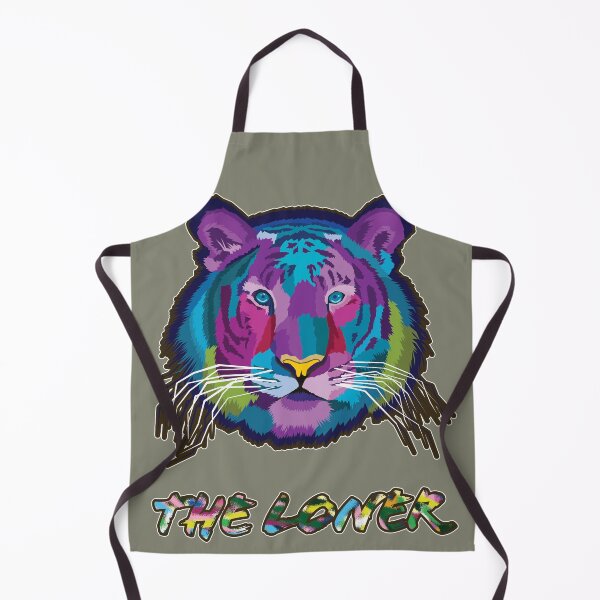 Item preview, FUNNY MULTICOLORED TIGER designed and sold by Delicious Design ⭐⭐⭐⭐⭐.