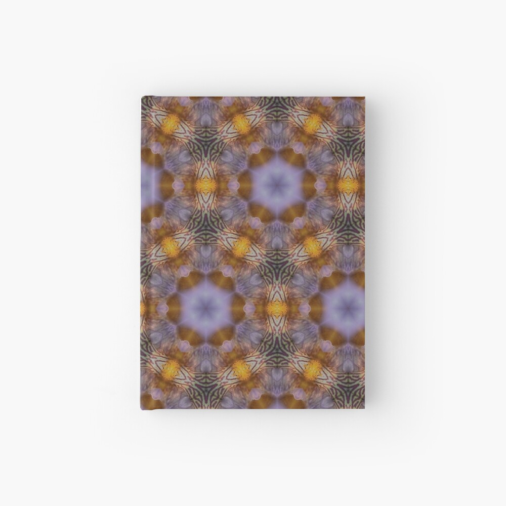 Flower  kaleidoscope Hardcover Journal