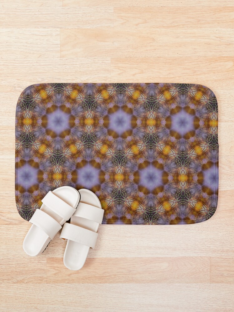 Alternate view of Flower kaleidoscope Bath Mat