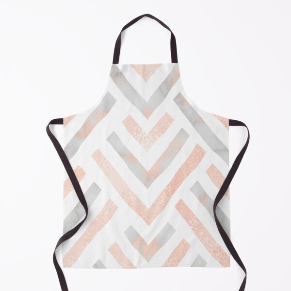 Item preview, Rose gold marble chevrons designed and sold by peggieprints.
