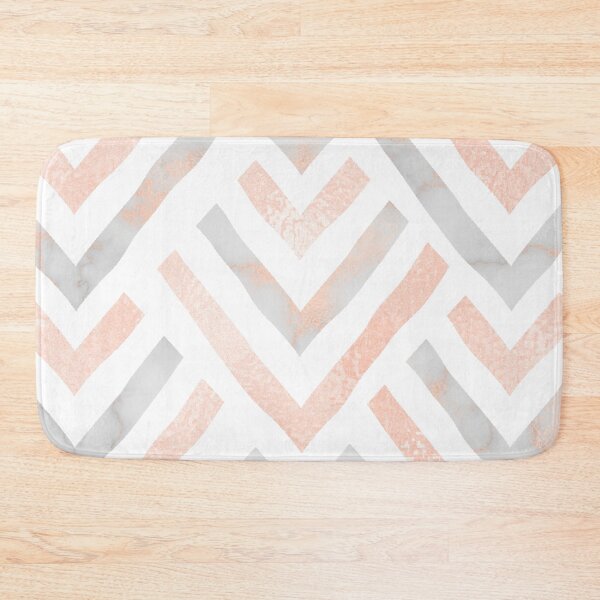 Item preview,  Rose gold marble chevrons  designed and sold by peggieprints.
