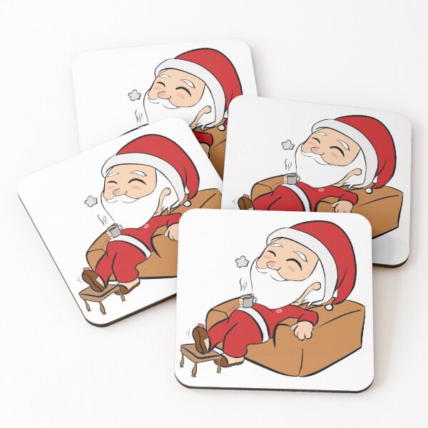 Item preview, Santa Claus with his Hot Chocolate designed and sold by TnKconcepts.