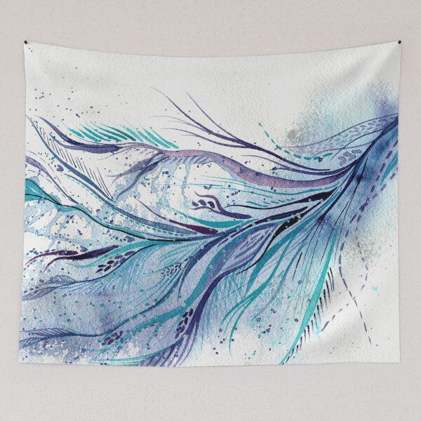 Item preview, Learning to fly - intuitive abstract watercolour designed and sold by klbailey.