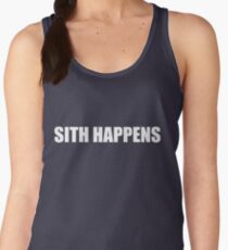 Sith Happens in white Women's Tank Top