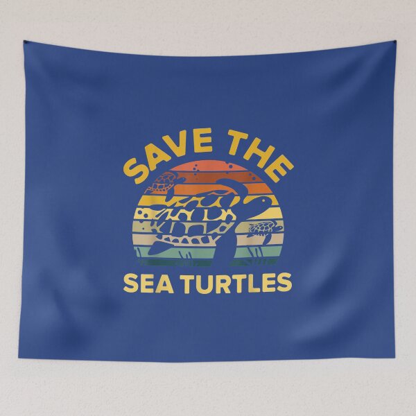 Item preview, Save Sea Turtle Lover Vintage Skip a Straw Ocean Gift designed and sold by Tranguyen.
