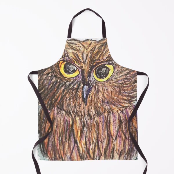 Item preview, owl print drawing designed and sold by CanDo20.